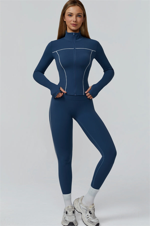 The Venus Zip Top Leggings 2-Piece Set