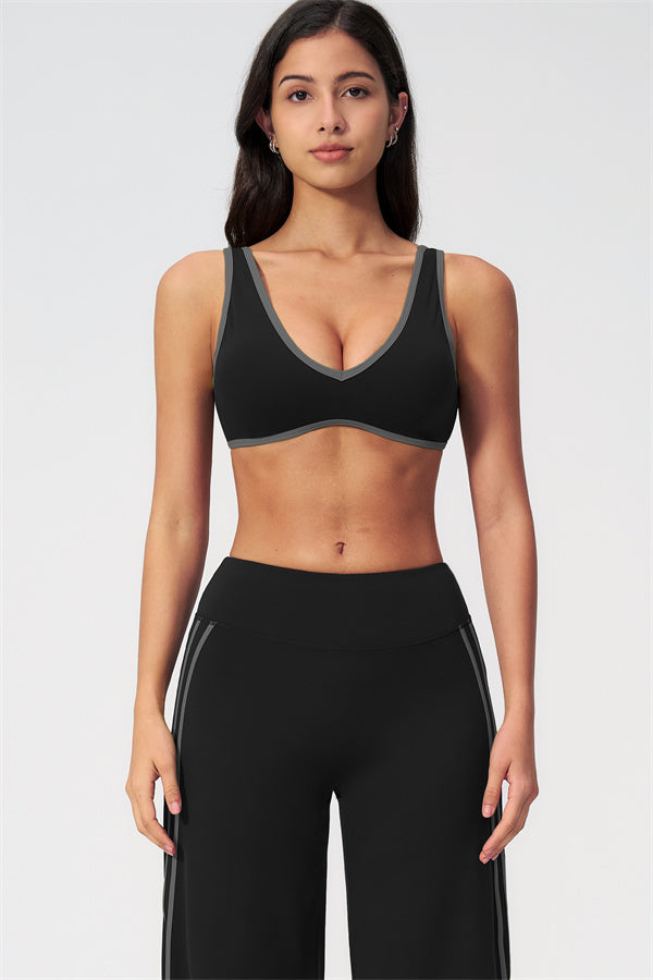 The Evoke Sports Bra Straight Leg Pants 2-Piece Set