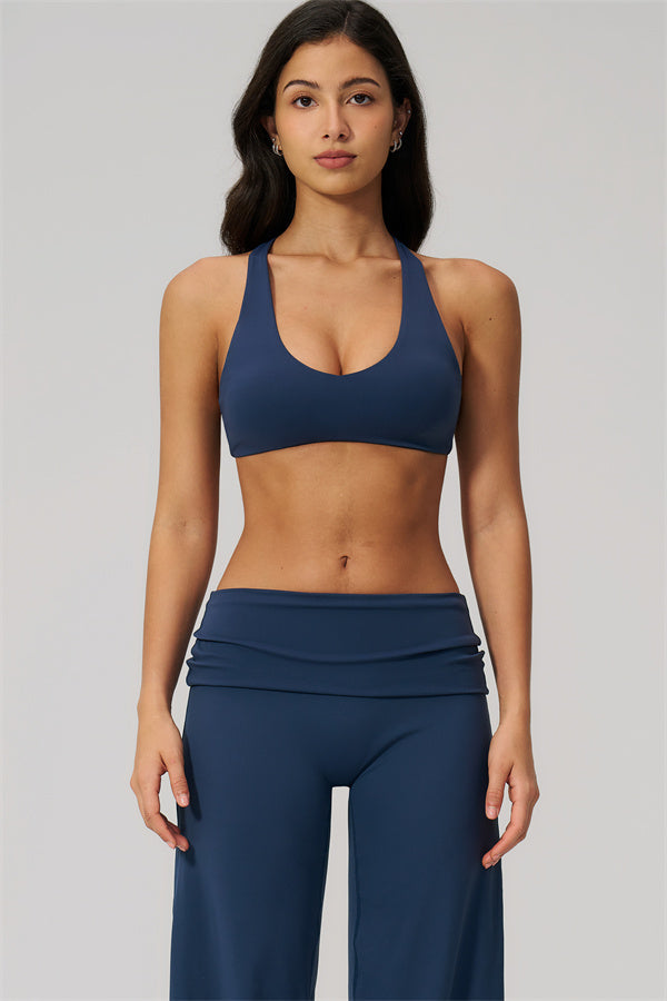 The Daring Sports Bra Straight Leg Pants 2-Piece Set