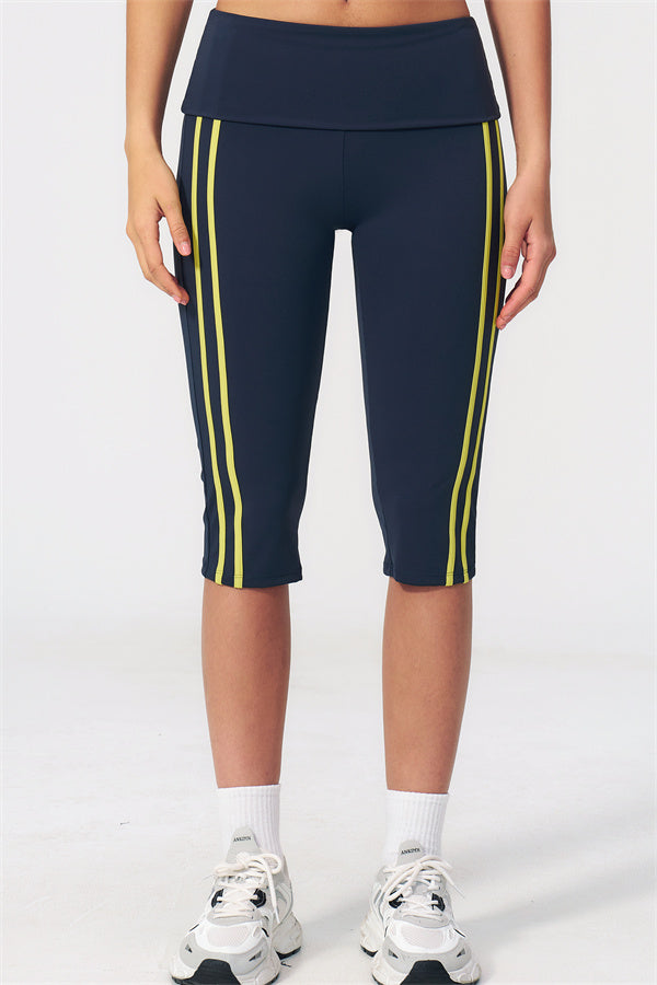 The Evoke Crop Top Capri Leggings 2-Piece Set