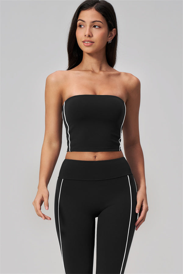 The Breathe Tube Top Capri Leggings 2-Piece Set