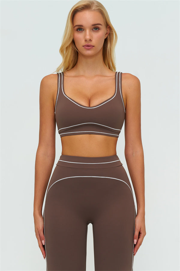The Amara Sports Bra Flared Leggings 2-Piece Set