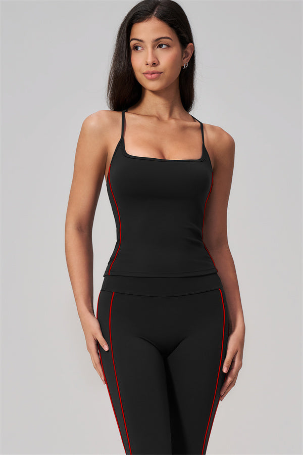 The Breathe Crop Top Capri Leggings 2-Piece Set