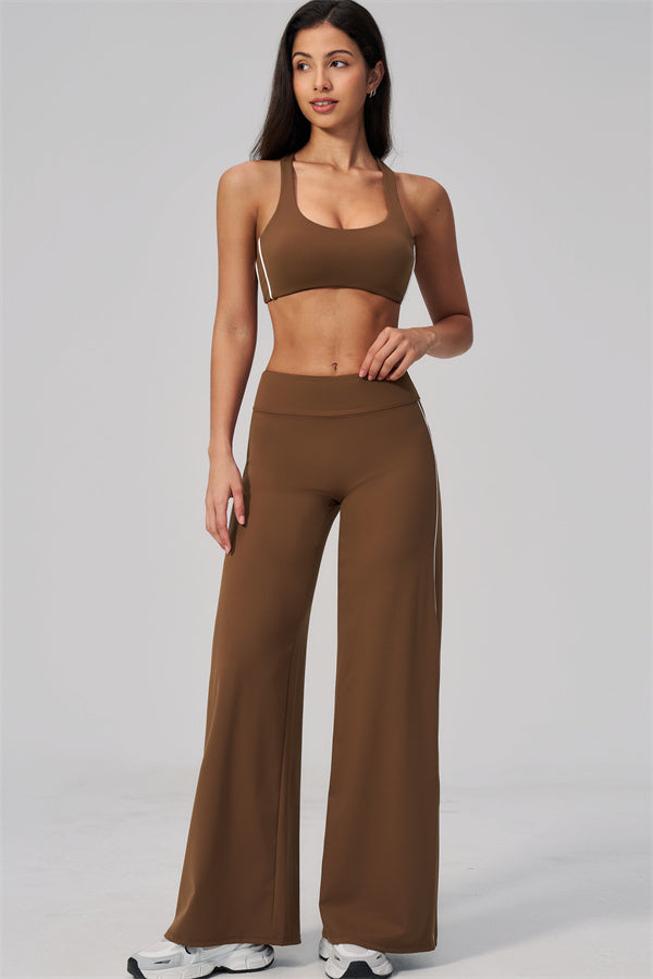 The Breathe Sports Bra Straight Leg Pants 2-Piece Set