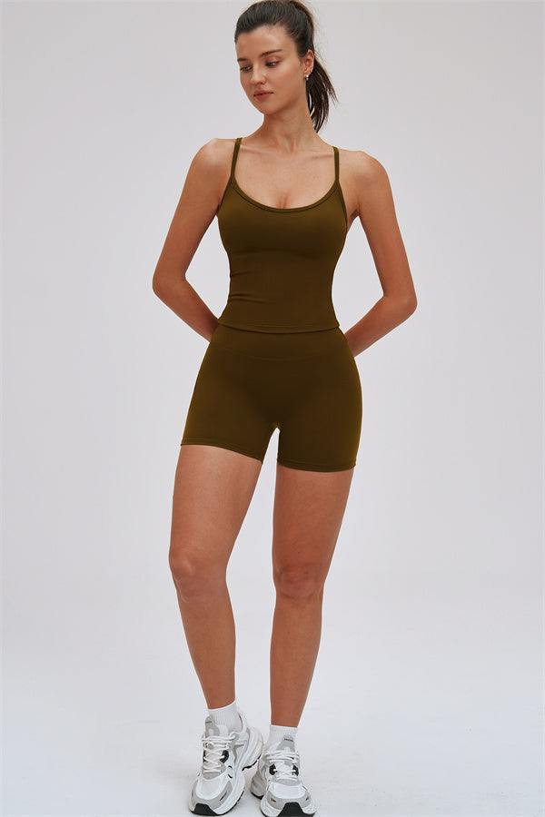 The Svelte Cross Back Tank Top