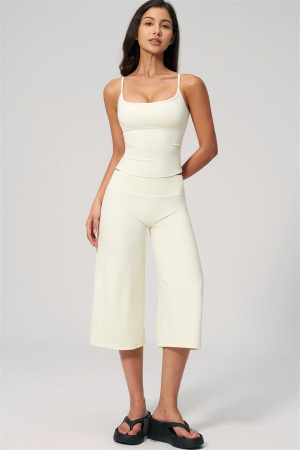 The Nexus Tank Top Wide-Leg Crop 2-Piece Set