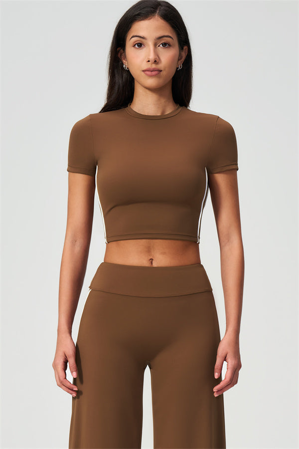 The Breathe T-shirt Straight Leg Pants 2-Piece Set