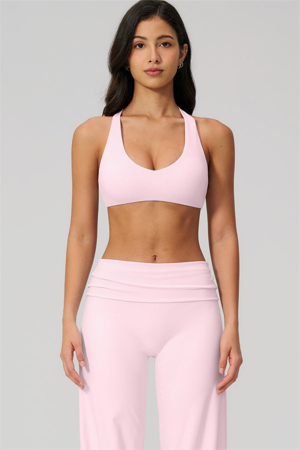 The Daring Sports Bra Straight Leg Pants 2-Piece Set