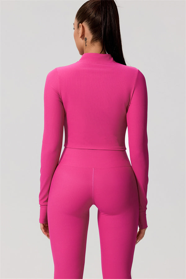 The Daze Zip Jacket Sports Bra Flared Leggings 3-Piece Set