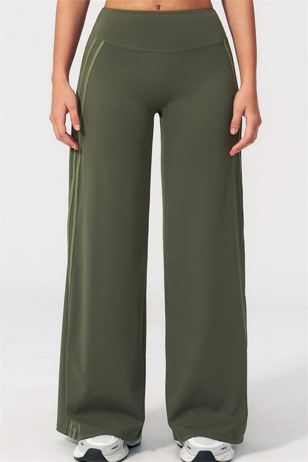 The Evoke Racerback Sports Bra Straight Leg Pants 2-Piece Set