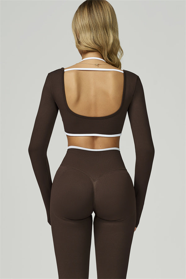 The Prime Line Long Sleeve Crop Top