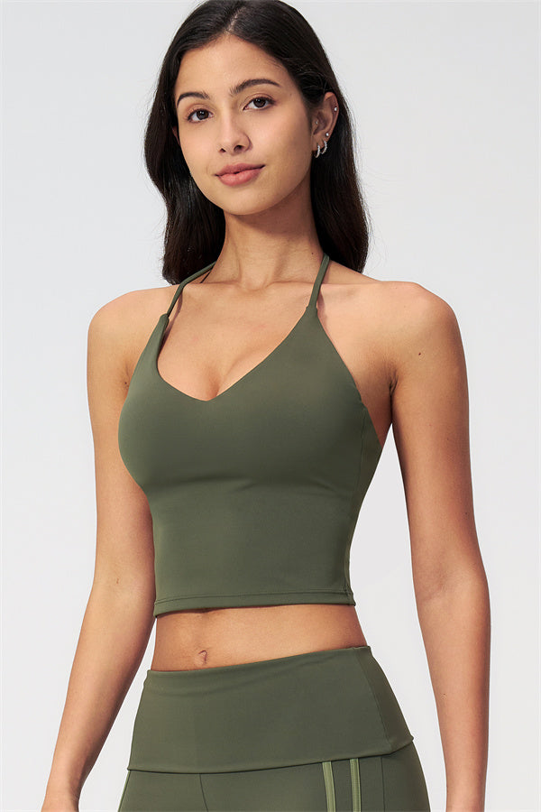 The Evoke Crop Top Capri Leggings 2-Piece Set