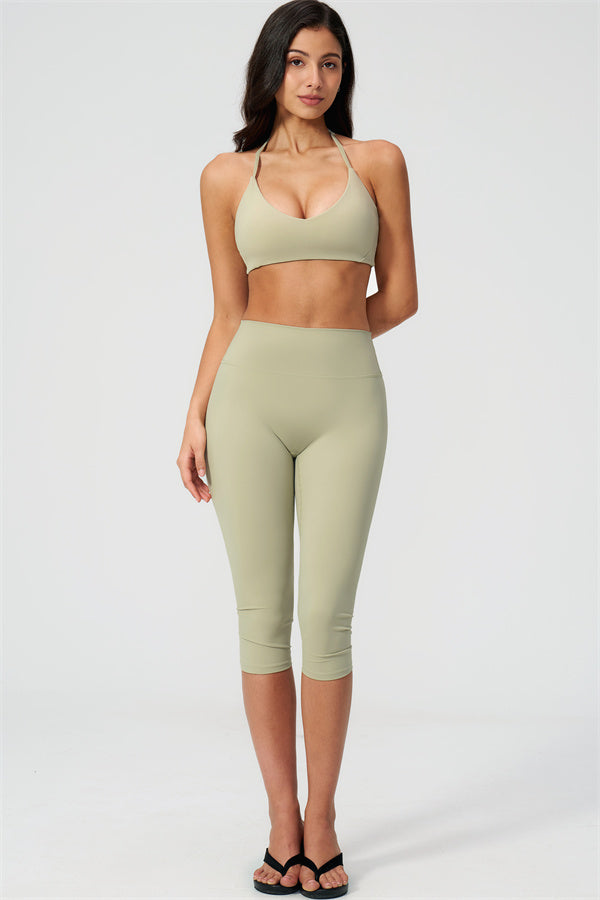 The Twirl Sports Bra Capri Leggings 2-Piece Set