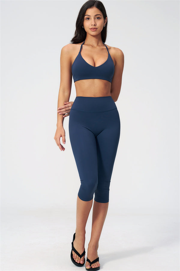 The Twirl Sports Bra Capri Leggings 2-Piece Set
