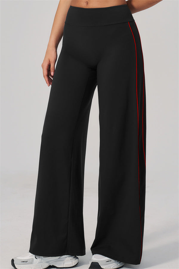 The Breathe Crop Top Straight Leg Pants 2-Piece Set