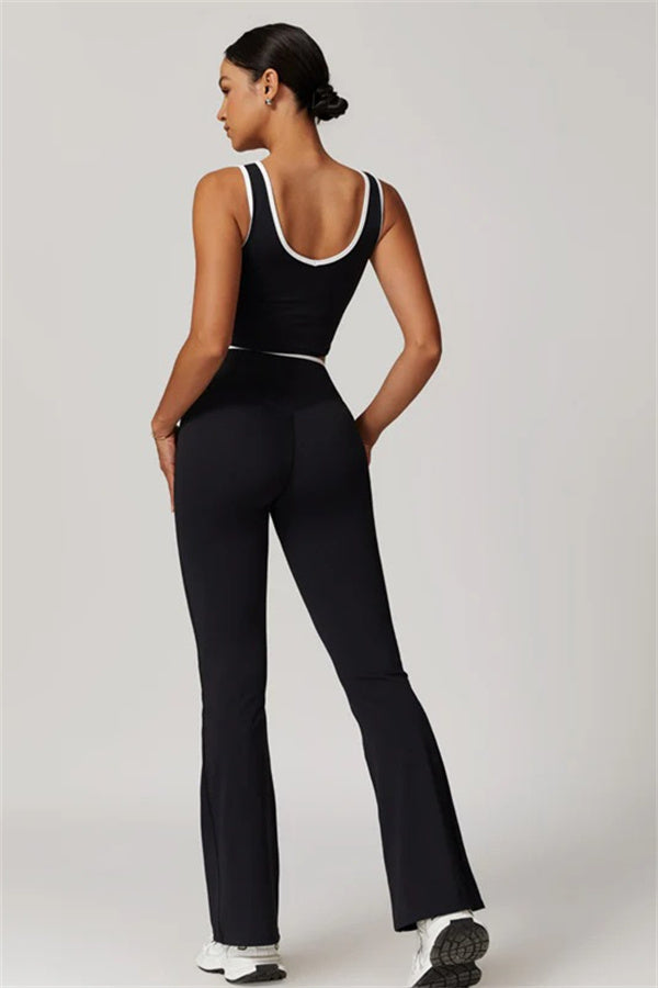 The Stamina Tank Top Flared Leggings 2-Piece Set