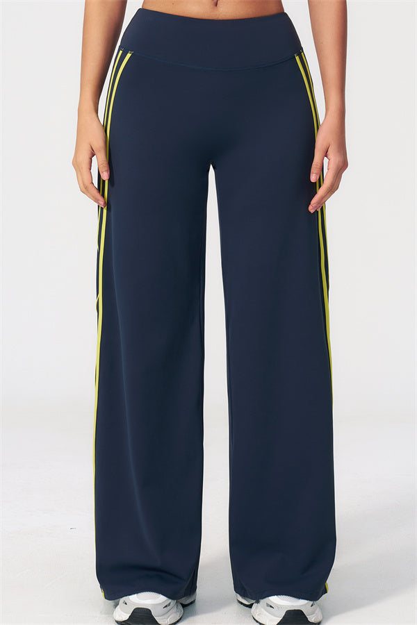 The Evoke Racerback Sports Bra Straight Leg Pants 2-Piece Set