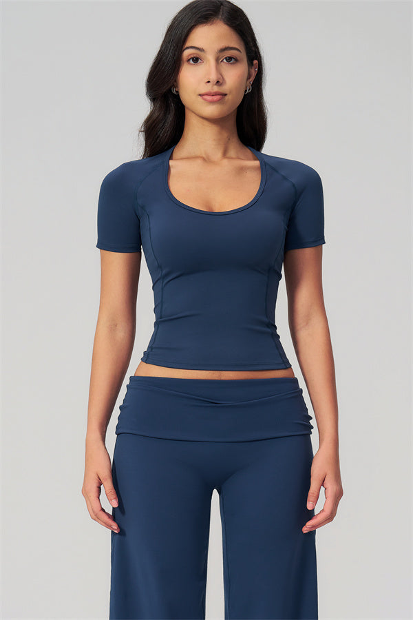 The Daring T-shirt Straight Leg Pants 2-Piece Set