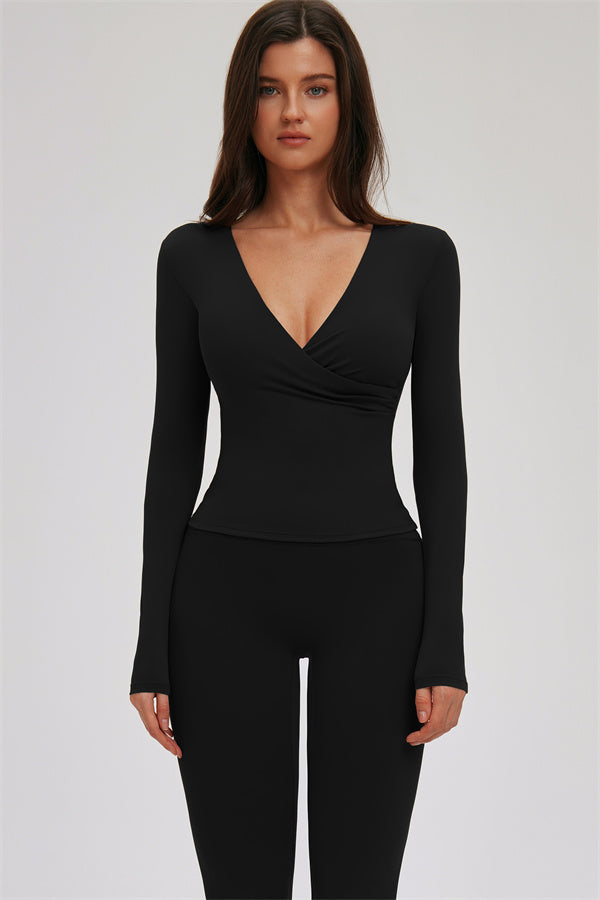 The Twirl Long Sleeve Capri Leggings 2-Piece Set