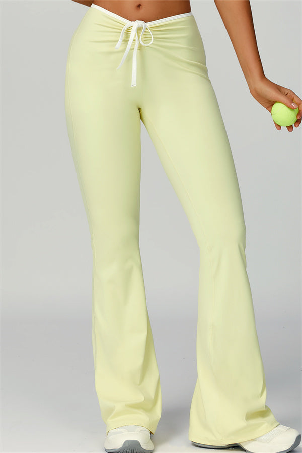 The Skyline Tie Top Flared Leggings 2-Piece Set