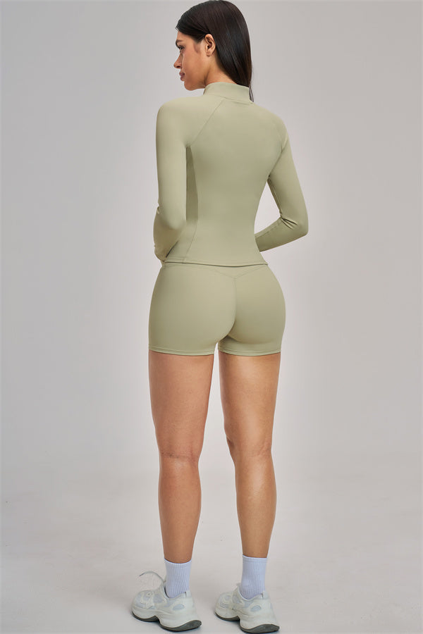 The Swoon Jacket Sports Bra Shorts 3-Piece Set