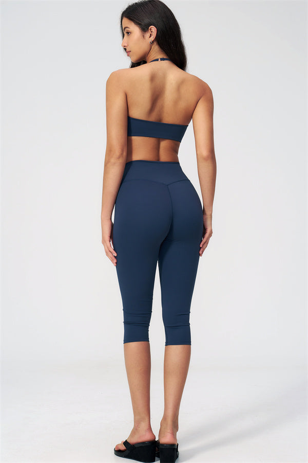 The Twirl Sports Bra Capri Leggings 2-Piece Set