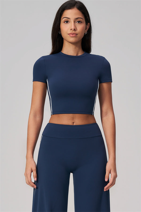 The Breathe T-shirt Straight Leg Pants 2-Piece Set