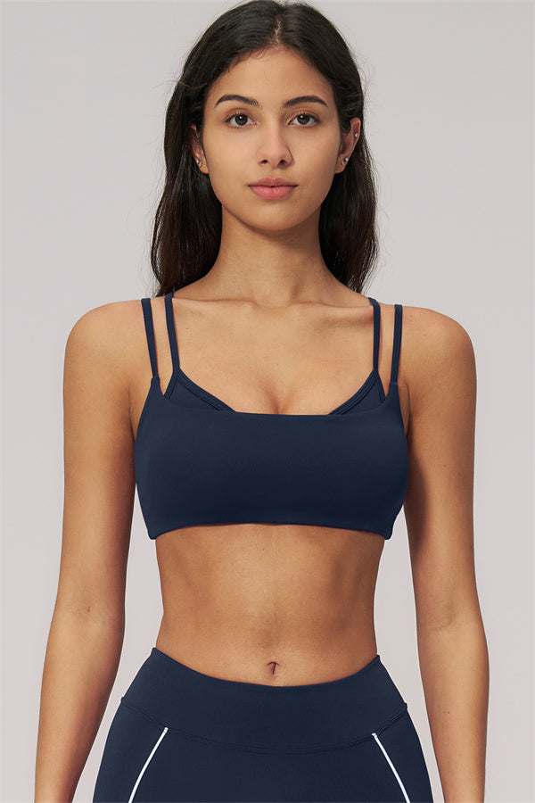 The Clarity Dual Strap Sports Bra Shorts 2-Piece Set