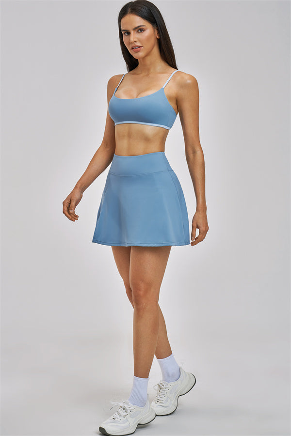 The Seraphine Sports Bra Skirt 2-Piece Set