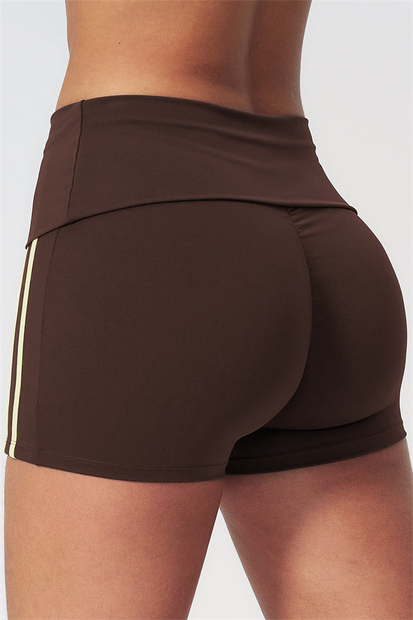 The Evoke Racerback Sports Bra Shorts 2-Piece Set