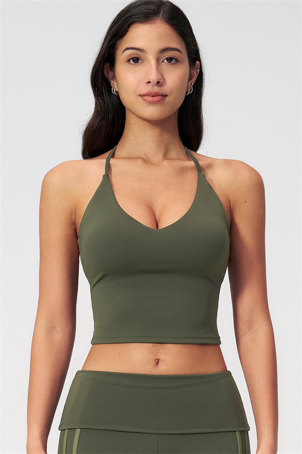 The Evoke Crop Top Capri Leggings 2-Piece Set