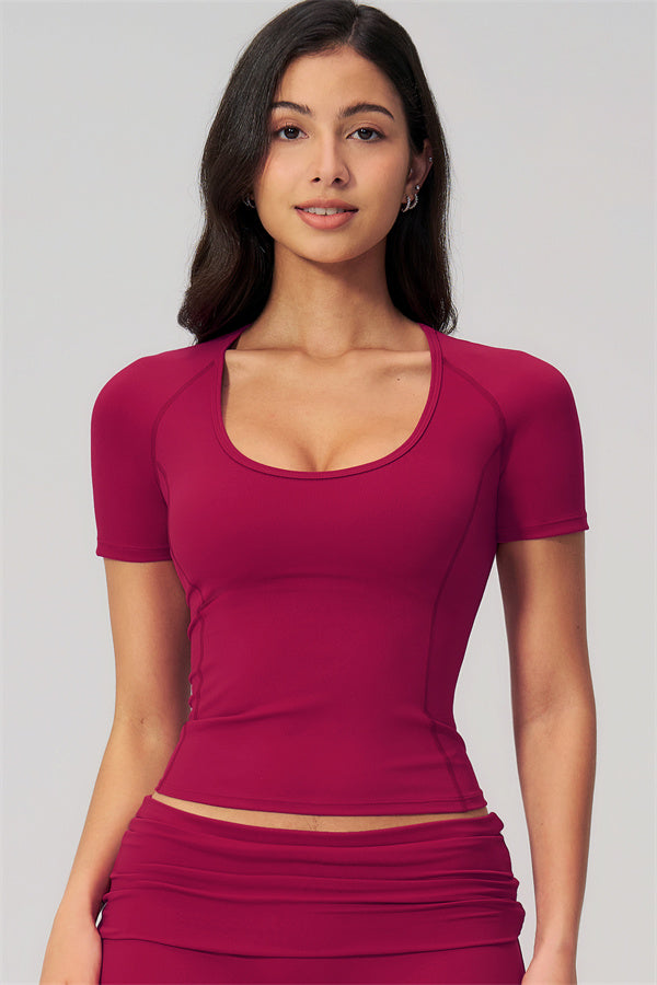 The Daring T-shirt Straight Leg Pants 2-Piece Set