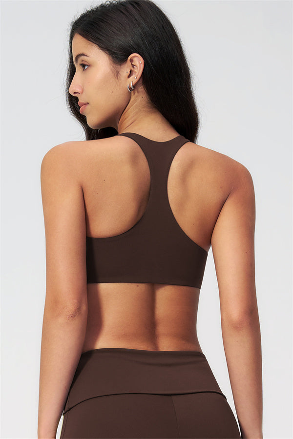The Evoke Racerback Sports Bra Straight Leg Pants 2-Piece Set