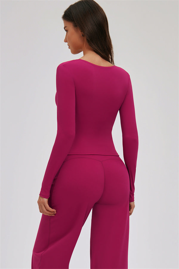 The Twirl Long Sleeve T-shirt New Straight Leg Pants 2-Piece Set