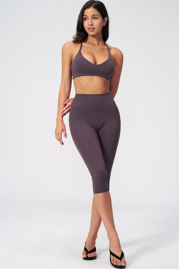 The Twirl Sports Bra Capri Leggings 2-Piece Set
