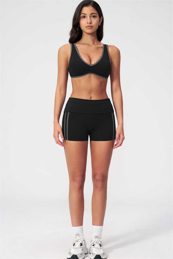 The Evoke Sports Bra Shorts 2-Piece Set