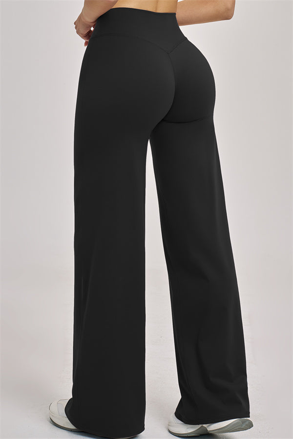 The Swoon Long Sleeve Crop top Flared Leggings 2-Piece Set