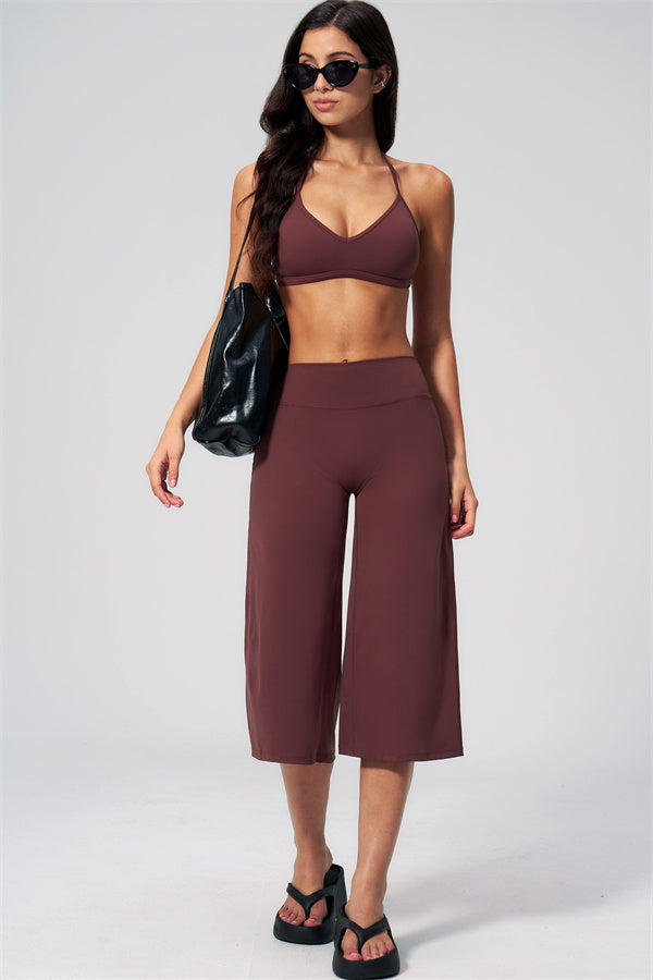 The Nexus Sports Bra Wide-Leg Crop 2-Piece Set