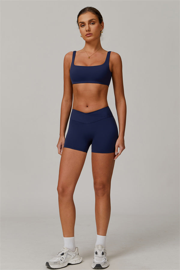 The Halo Sports Bra Shorts 2-Piece Set