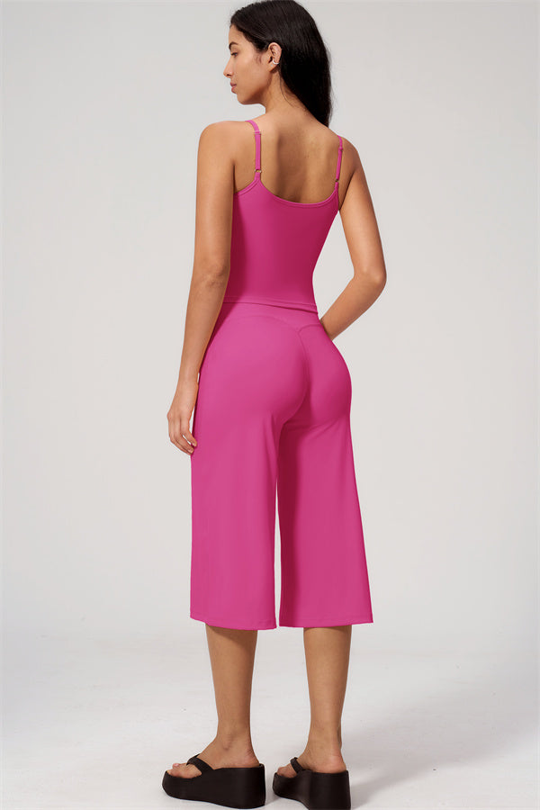 The Nexus Tank Top Wide-Leg Crop 2-Piece Set
