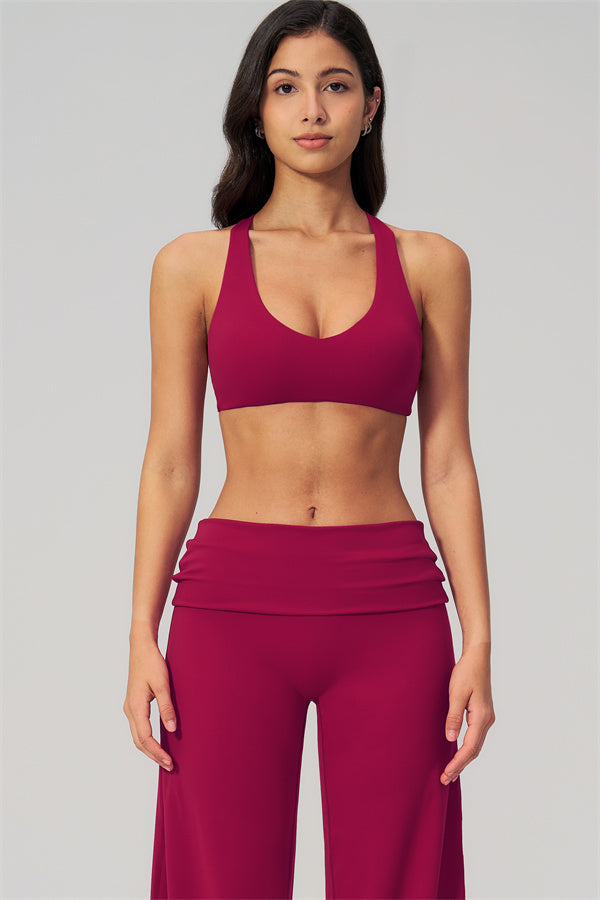 The Daring Sports Bra Straight Leg Pants 2-Piece Set