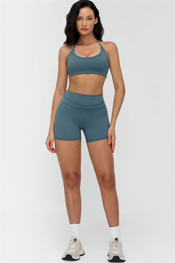 The Stride Halter Sports Bra