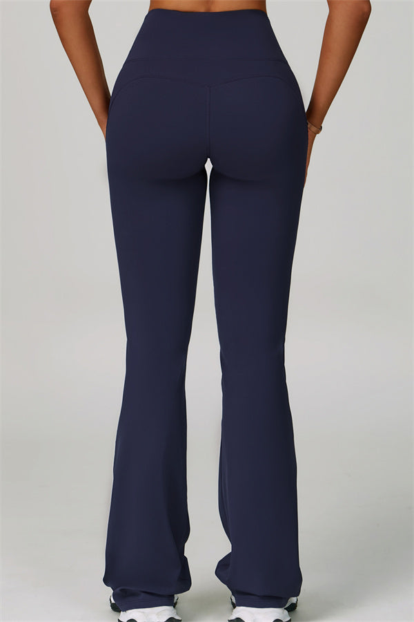 The Bold Cross Back Sports Bra Flared Leggings 2-Piece Set