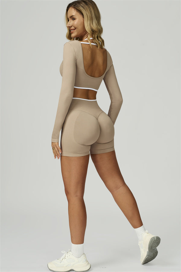 The Prime Line Long Sleeve Crop Top