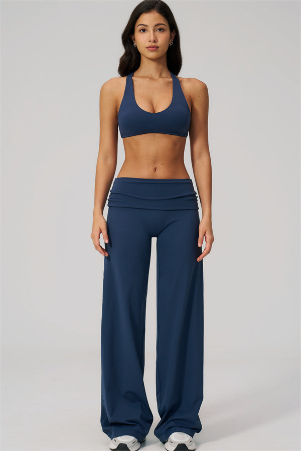 The Daring Sports Bra Straight Leg Pants 2-Piece Set