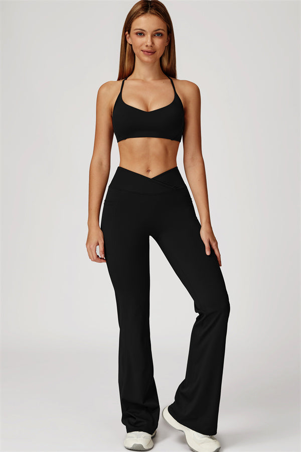 The Propel Sports Bra Flared Leggings 2-Piece Set