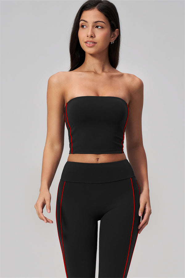 The Breathe Tube Top Capri Leggings 2-Piece Set