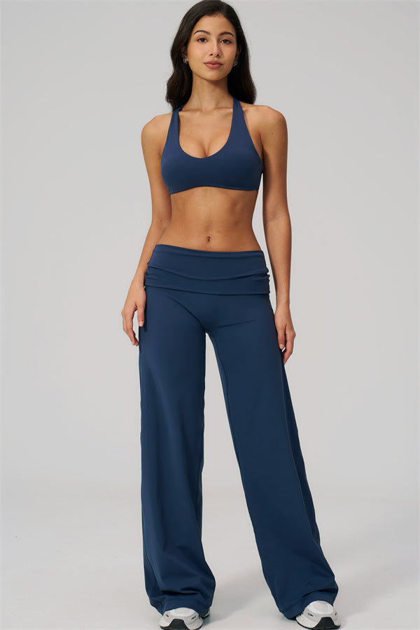 The Daring Sports Bra Straight Leg Pants 2-Piece Set
