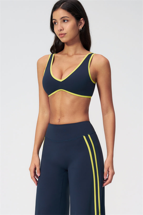 The Evoke Sports Bra Straight Leg Pants 2-Piece Set