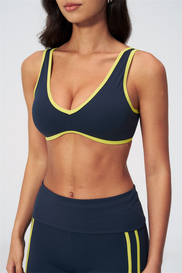 The Evoke Sports Bra Straight Leg Pants 2-Piece Set